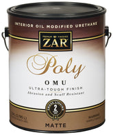 ZAR 36413 Polyurethane, Liquid, Antique Flat, 1 gal, Can